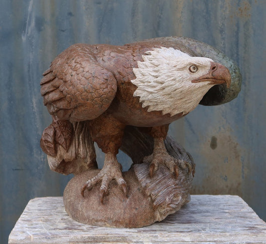 Commander, an original stone sculpture by Canadian artist Andrew Gable.