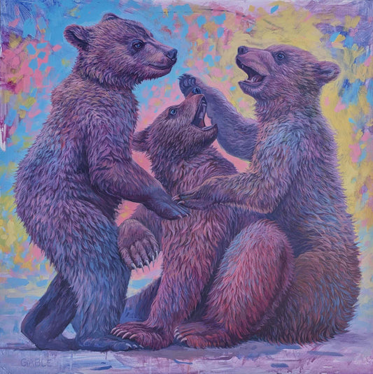 Play, an original painting by Canadian artist Andrew Gable.