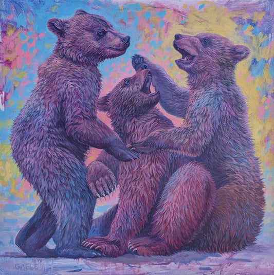 Play, an original painting by Canadian artist Andrew Gable.