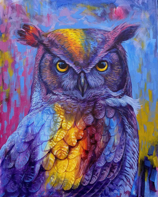PROPHET, an original painting by Canadian artist Andrew Gable.