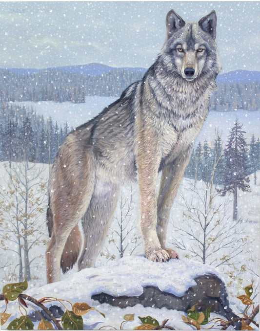 Quiet Strength, an original painting by Canadian artist Andrew Gable.