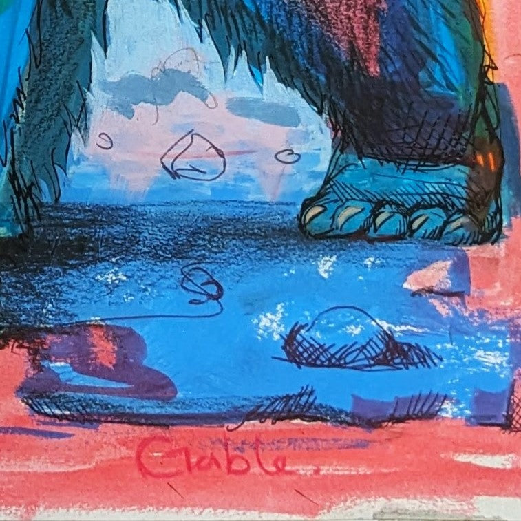 Deep North, an original drawing by Canadian artist Andrew Gable.