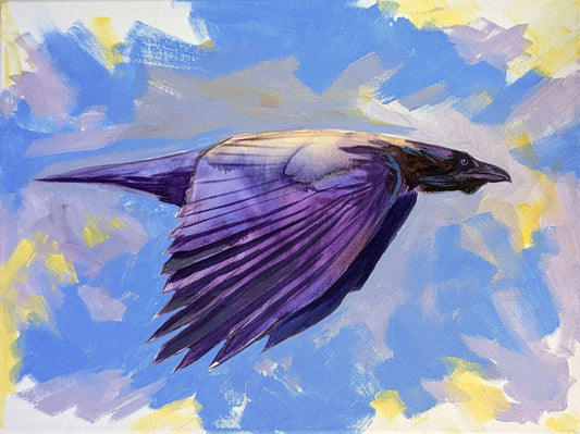 Exhale, an original painting by Canadian artist Andrew Gable.