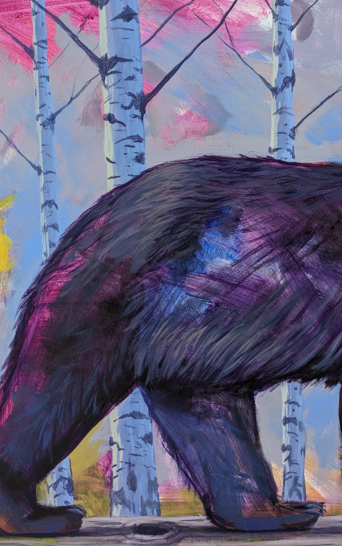 A Walk In The Park, an original painting by Canadian artist Andrew Gable.