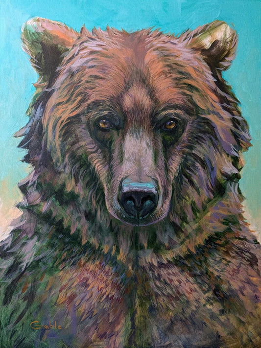Coffee, an original painting by Canadian artist Andrew Gable.