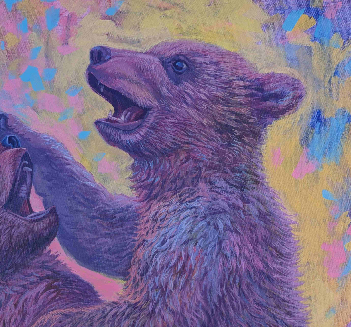 Play, an original painting by Canadian artist Andrew Gable.