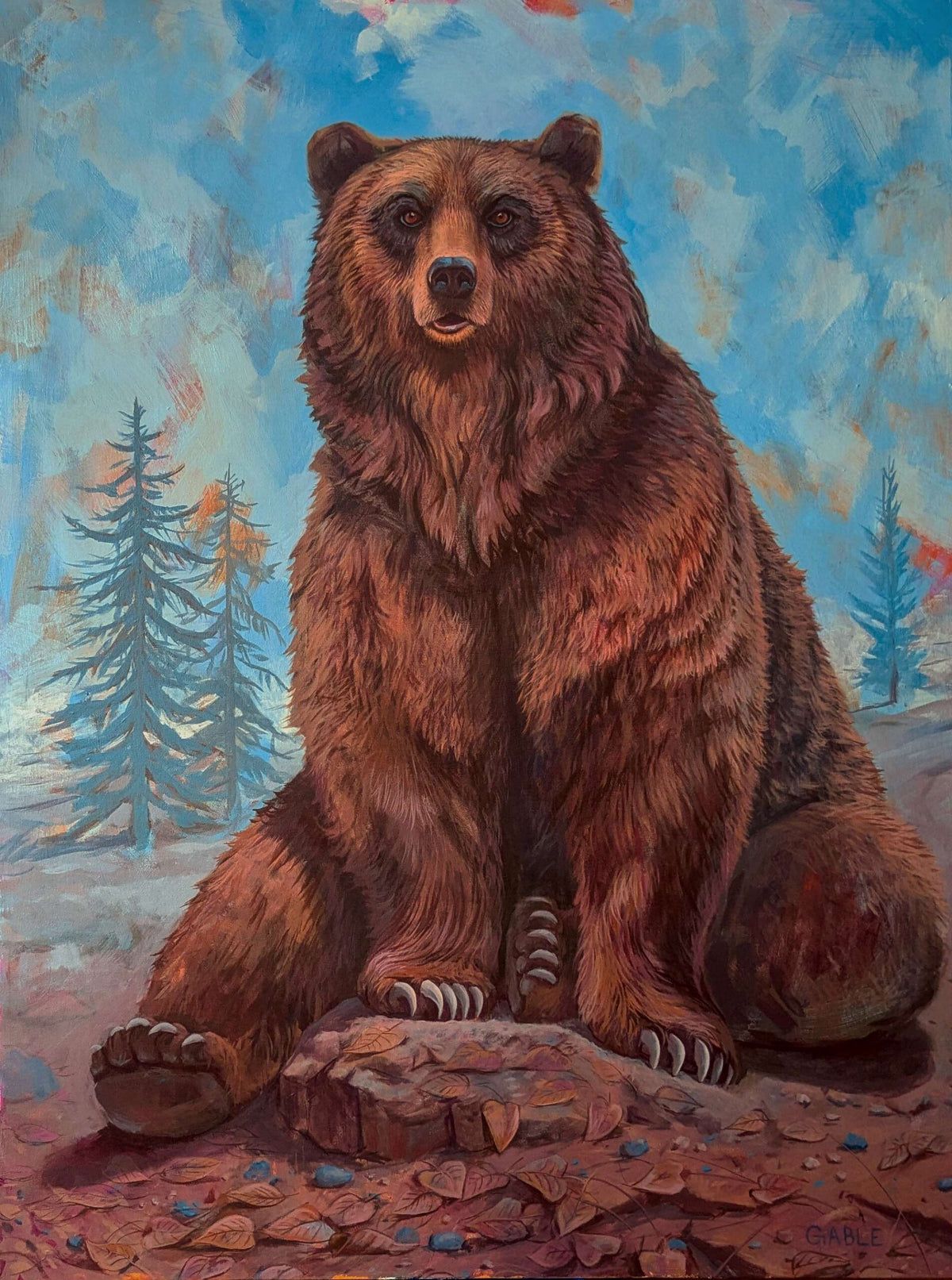 Terracotta, an original painting by Canadian artist Andrew Gable.