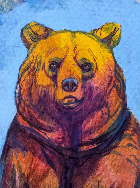 Golden Hour, an original painting by Canadian artist Andrew Gable.