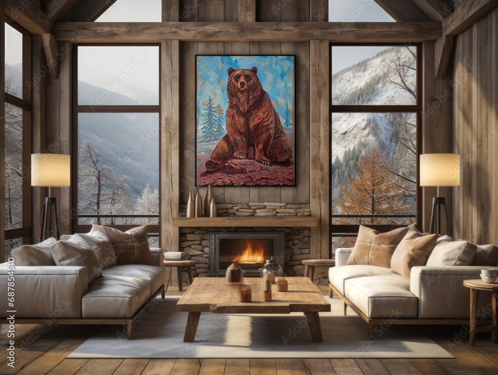 Terracotta, an original painting by Canadian artist Andrew Gable.