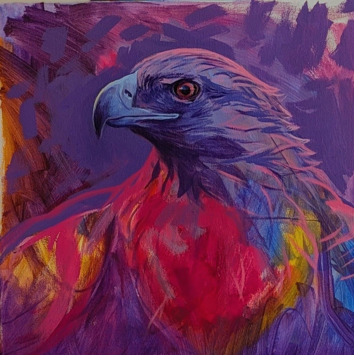 Wild Heart, an original painting by Canadian artist Andrew Gable.