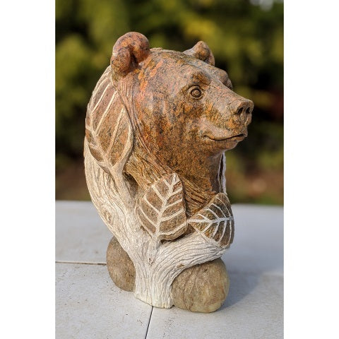 Kingdom, an original Soapstone sculpture by Canadian artist Andrew Gable.