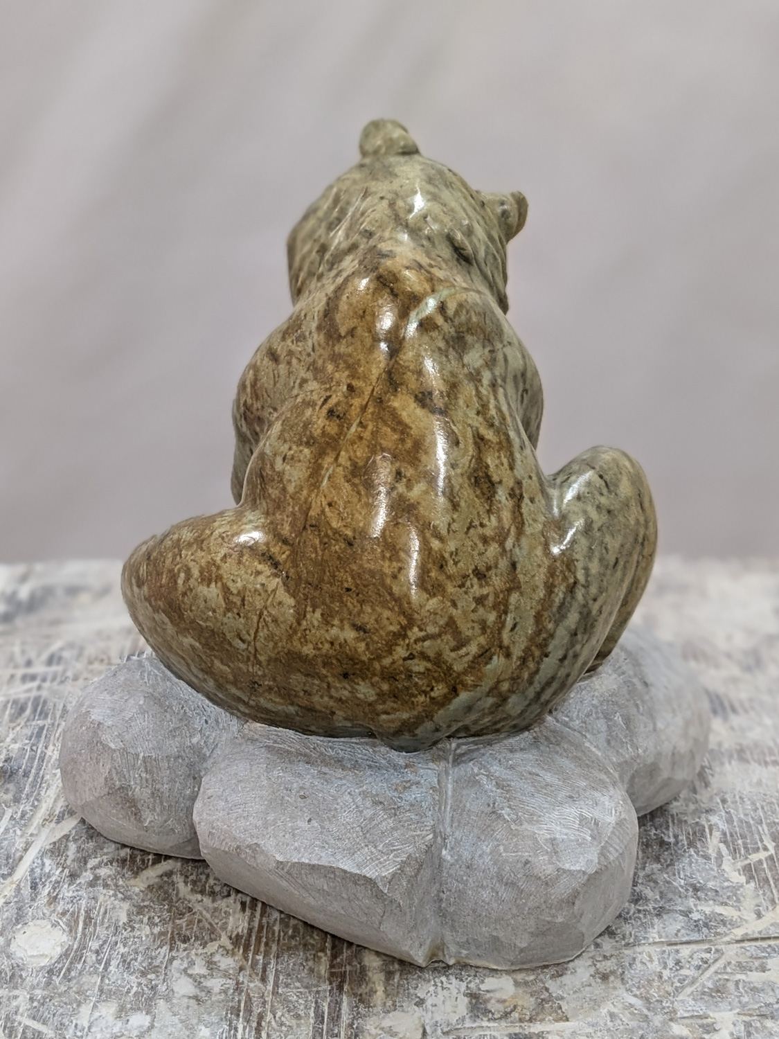 Wonder, an original Costa Rican Soapstone sculpture by Canadian artist Andrew Gable.