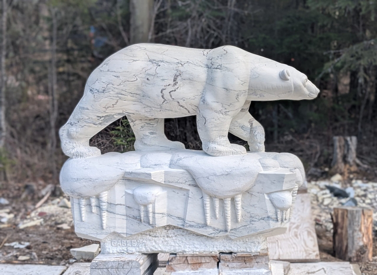 Legacy, an original Italian Marble sculpture by Canadian artist Andrew Gable.