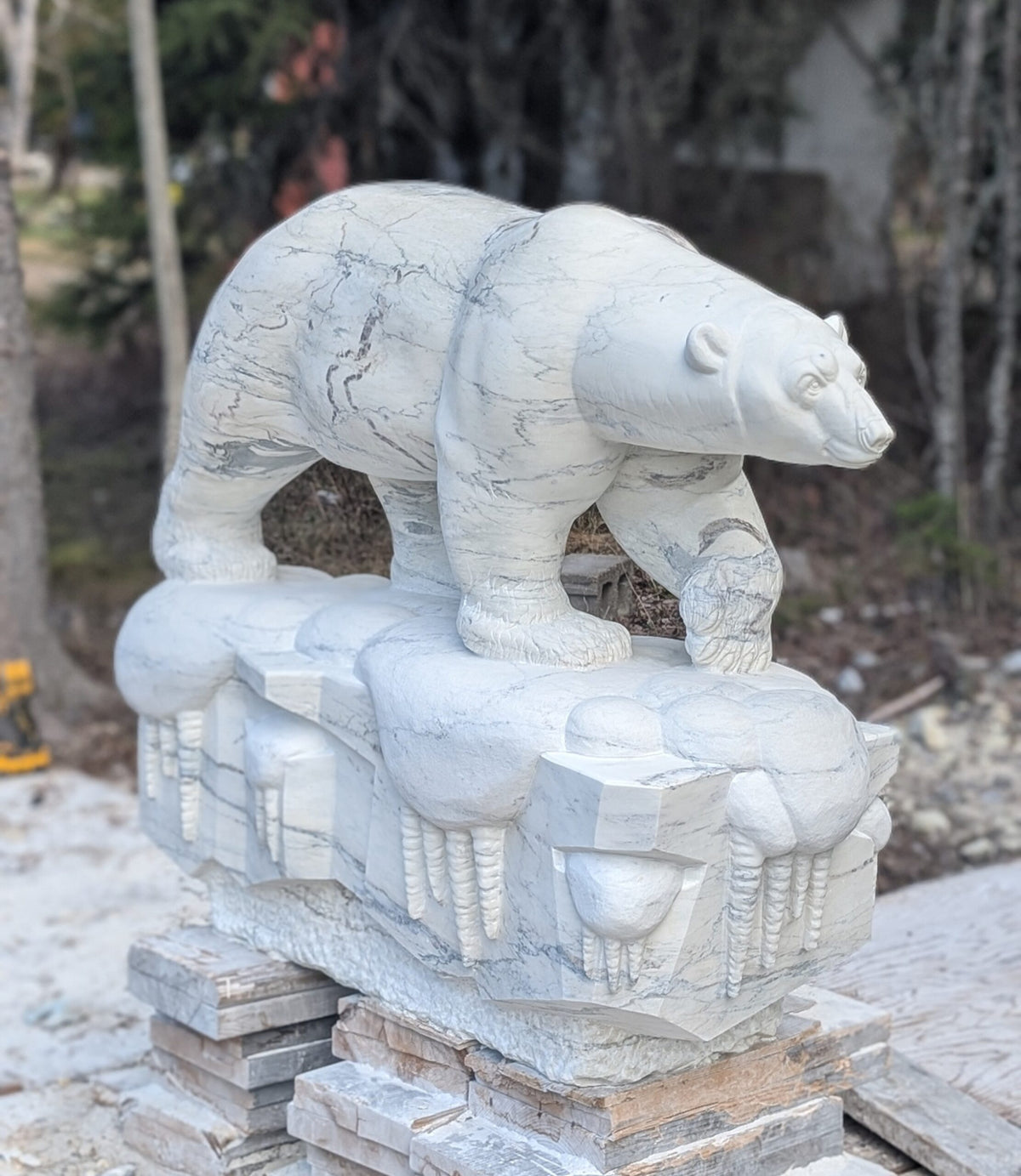 Legacy, an original Italian Marble sculpture by Canadian artist Andrew Gable.