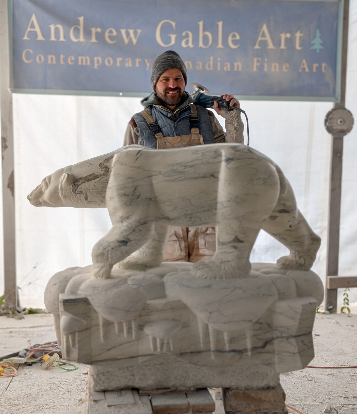 Legacy, an original Italian Marble sculpture by Canadian artist Andrew Gable.