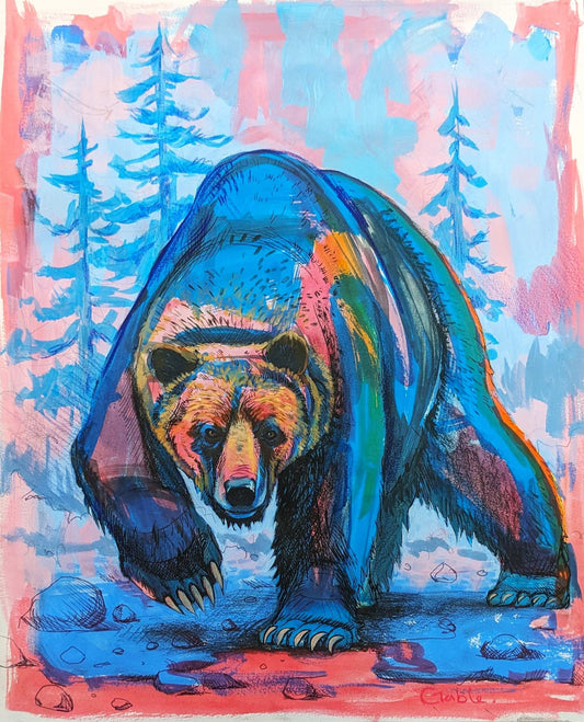 Deep North, an original drawing by Canadian artist Andrew Gable.