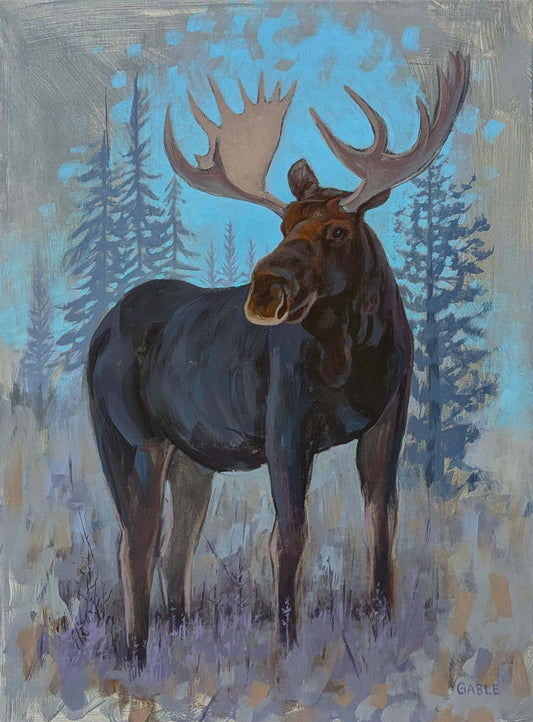True North, an original painting by Canadian artist Andrew Gable.
