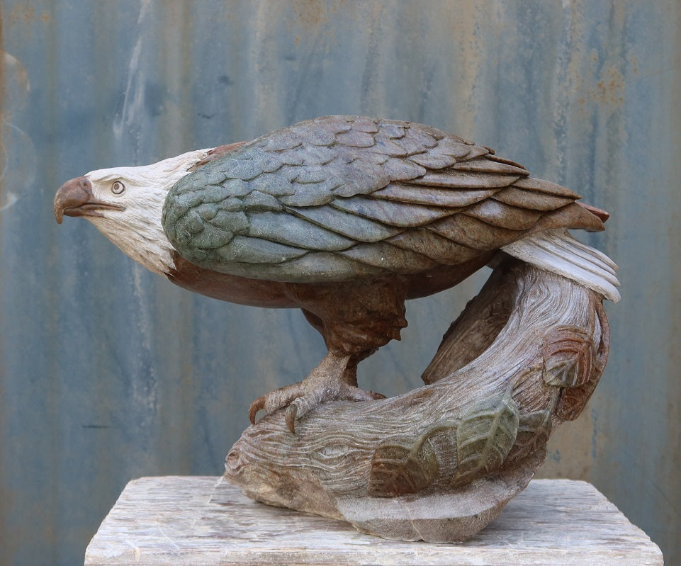 Commander, an original stone sculpture by Canadian artist Andrew Gable.
