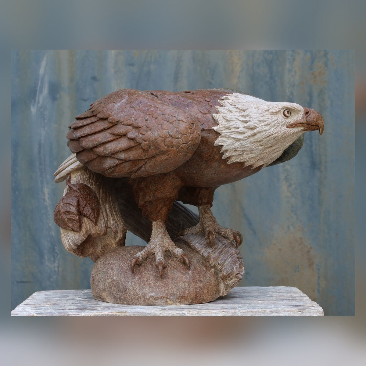 Commander, an original stone sculpture by Canadian artist Andrew Gable.
