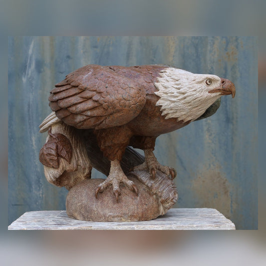 Commander, an original stone sculpture by Canadian artist Andrew Gable.