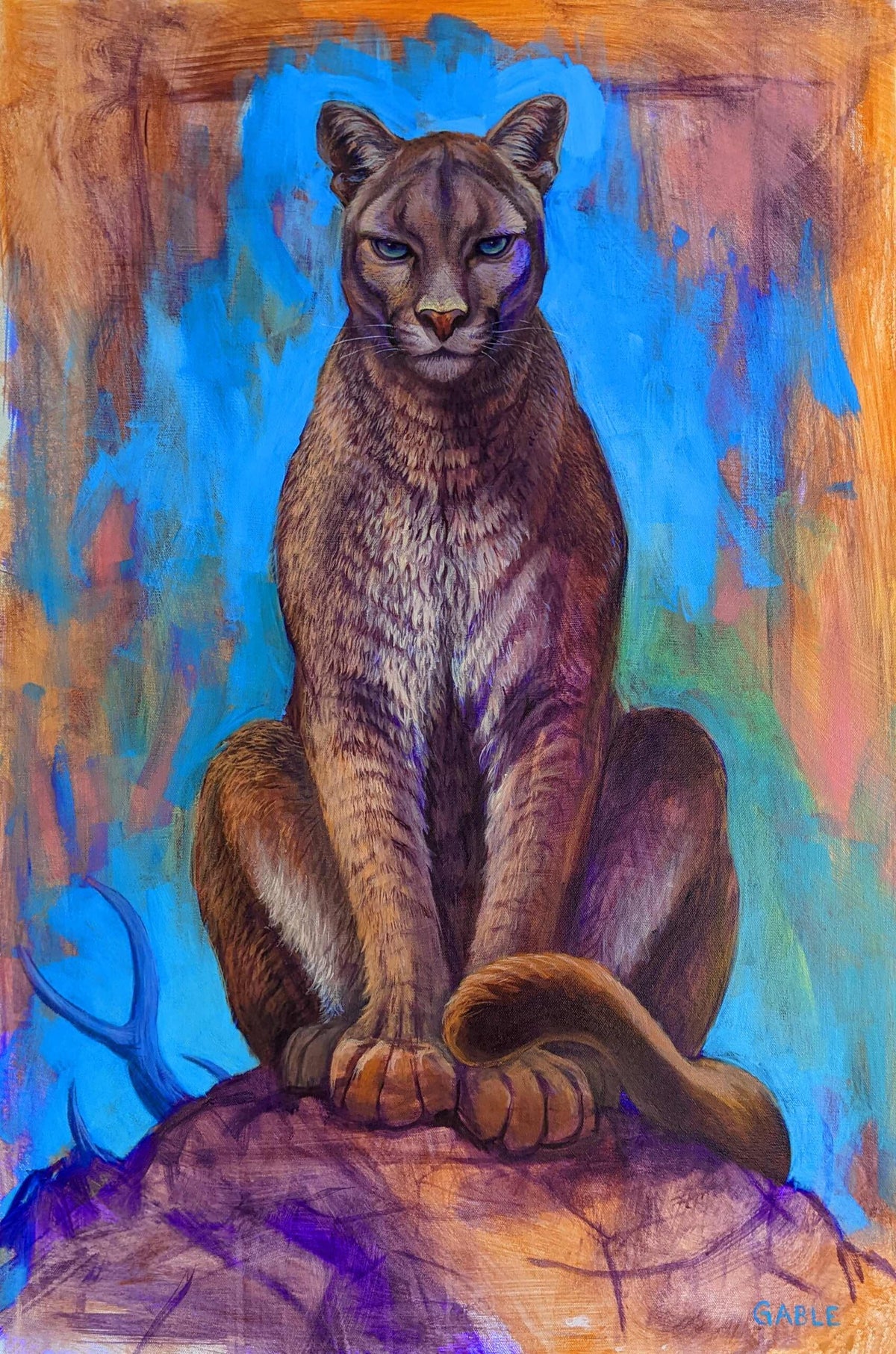 Quiet Confidence, an original painting by Canadian artist Andrew Gable.