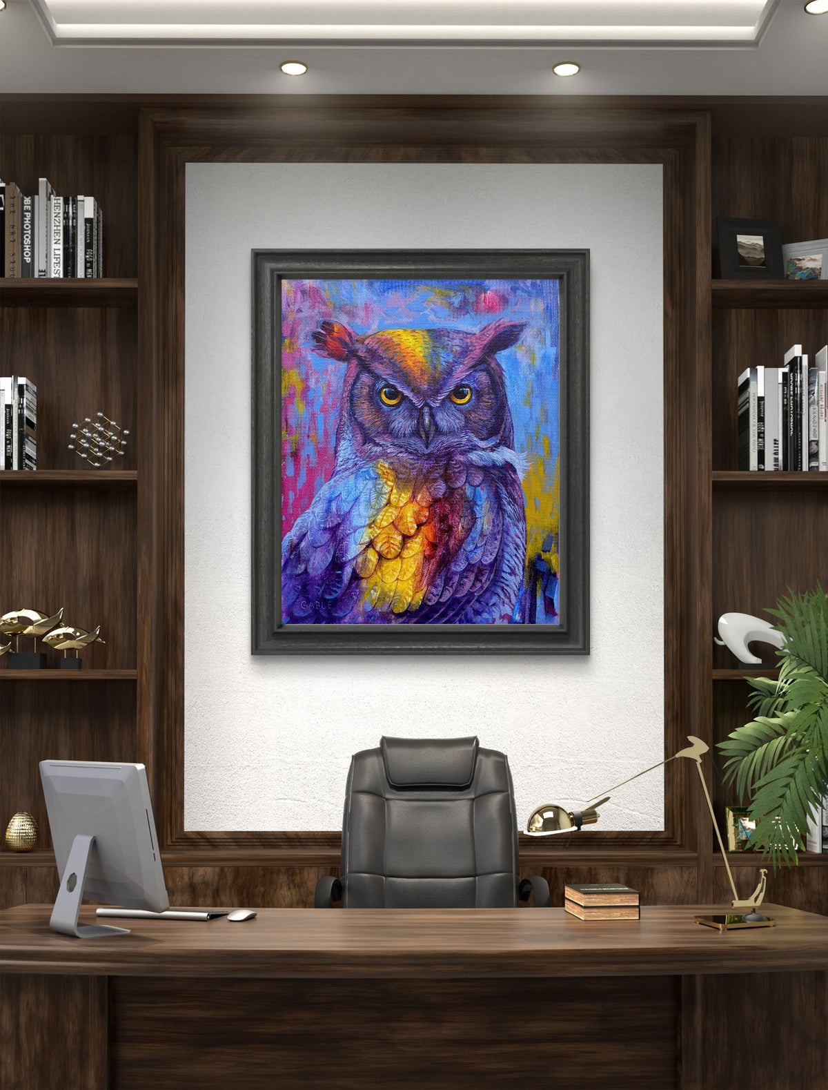 PROPHET, an original painting by Canadian artist Andrew Gable.