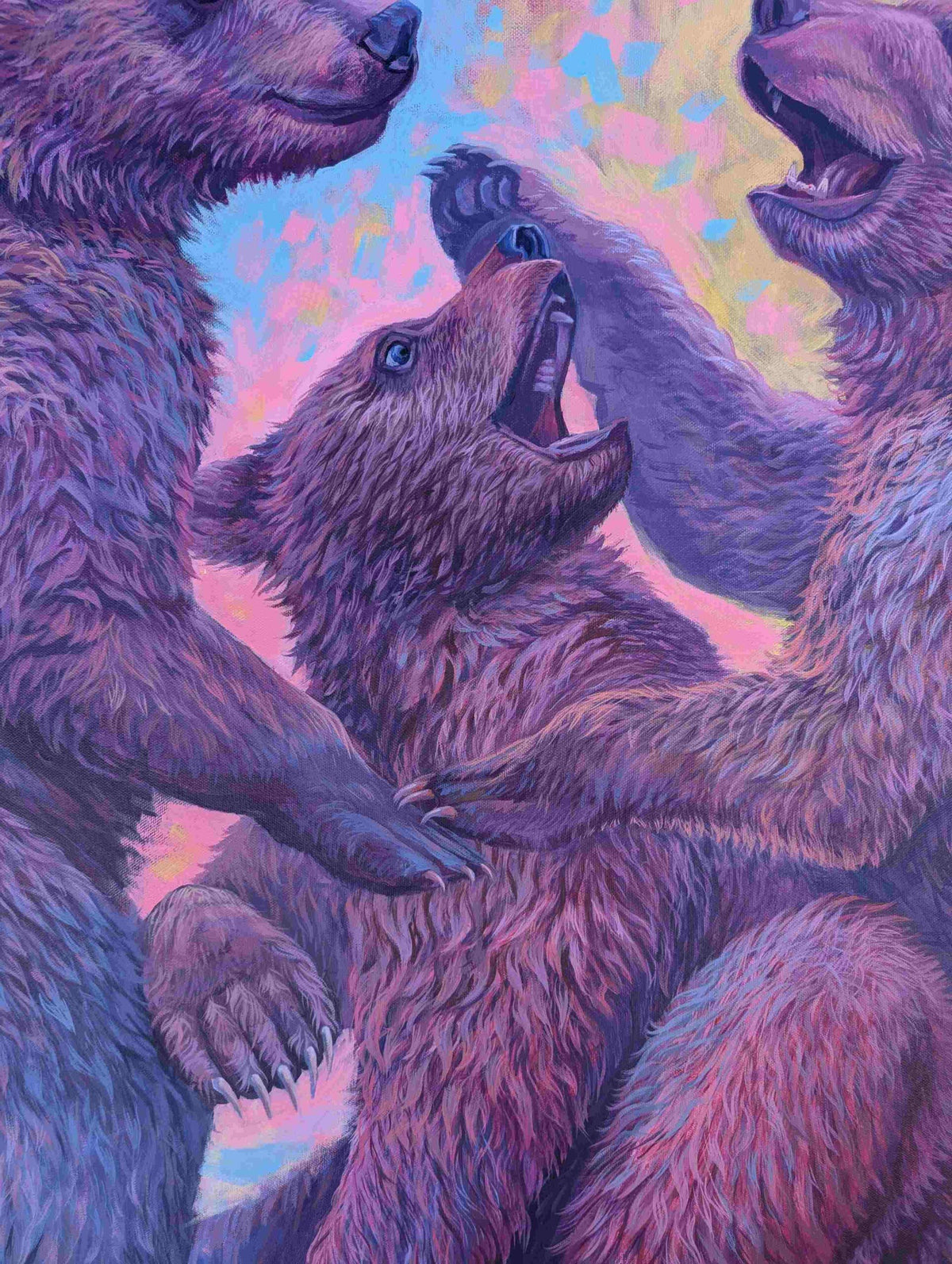 Play, an original painting by Canadian artist Andrew Gable.