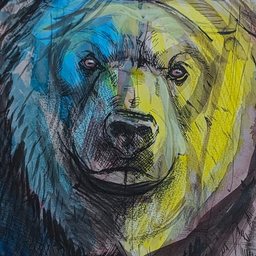 The Governor, an original drawing by Canadian artist Andrew Gable.