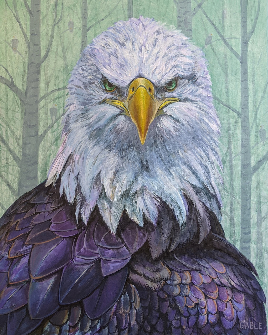 C.E.O, an original painting by Canadian artist Andrew Gable.
